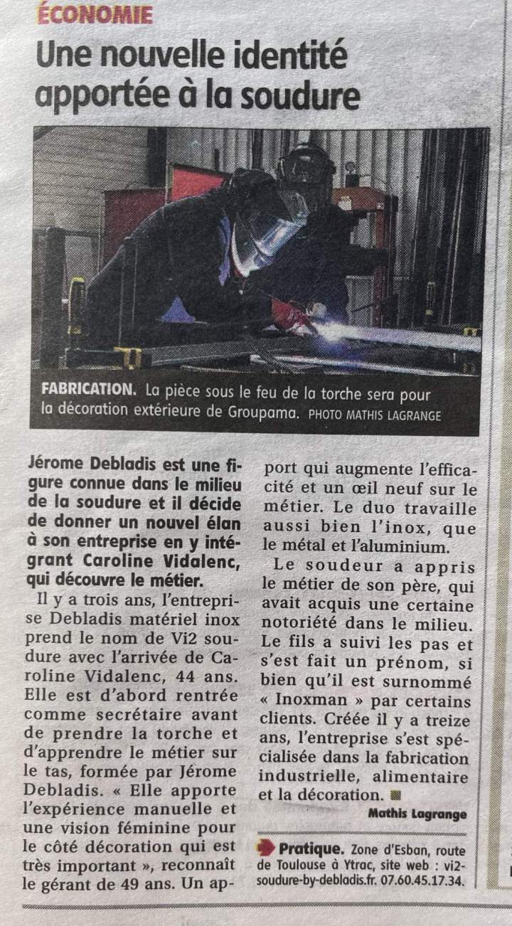 Fabrication pièces sur mesure Ytrac 